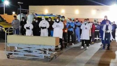 تفاصيل أول صلاة جنازة على مصابة بكورونا في مستشفى النجيلة