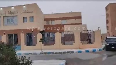 مياه مطروح تطلق حملات تطهير وتعقيم بمحيط مستشفى العزل بالنجيلة| صور