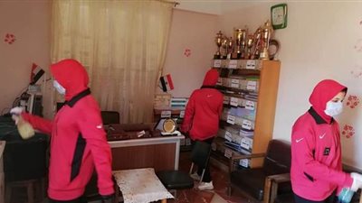 ٤٥٠٠ متطوع من شباب الدقهلية في مبادرة التطهير والتعقيم