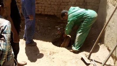 صيانة مطابق غرف شركة مياه الشرب والصرف الصحي بقنا | صور