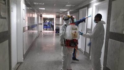 نقل المخالطين لمصابة كورونا فى مستشفى أسوان الجامعي لأماكن معقمة