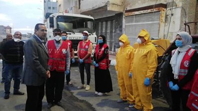 محافظ شمال سيناء يشهد انطلاق حملة تعقيم شوارع العريش | فيديو وصور