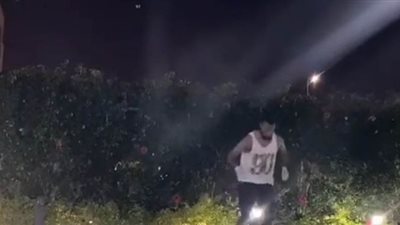 حسام عاشور يواصل تدريباته في منزله