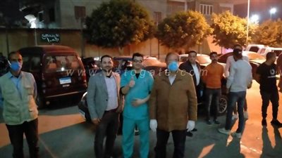 تطهير مستشفى وقسم الباجور وتوزيع ماسكات بالمنوفية | صور