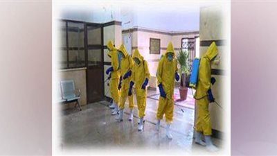 12 صورة ترصد أعمال التعقيم بالسجون والأقسام الشرطية