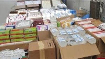 مصادرة 8 آلاف قطعة مستلزمات طبية مجهولة المصدر بقصر النيل والساحل