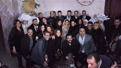 بحضور نجوم الفن.. أحمد الهواري يحتفل بعقد قرانه على يمنى علي | صور