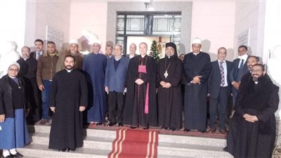 أوقاف الأقصر تشارك في حفل سفير الفاتيكان بإيبارشية طيبة|صور