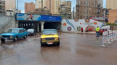 16 صورة ترصد هطول الأمطارعلى الإسكندرية