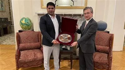 رئيس الجودو يناقش سبل التعاون مع السفير الياباني | صور