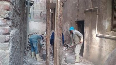 استدعاء مالك عقار حدائق القبة المنهار لسماع أقواله