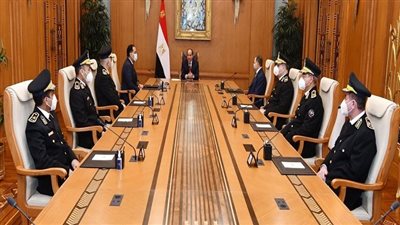 5 صور ترصد اجتماع السيسي بأعضاء المجلس الأعلى للشرطة