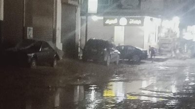 استمرار هطول الأمطار الغزيرة على محافظة الإسكندرية