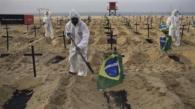 البرازيل تسجل 135080 إصابة و296 وفاة جديدة بكورونا