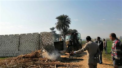  إزالة 968 حالة تعد على الأراضي بسوهاج | صور 