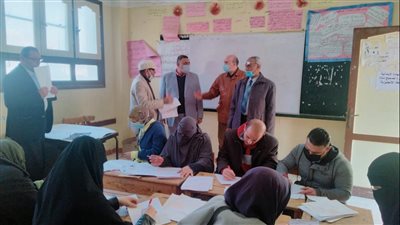 بدء أعمال التصحيح لأوراق الشهادتين الابتدائية والإعدادية الأزهرية بشمال سيناء |صور 