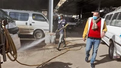 حملات لتطهير موقف السنطة العمومى والمنشآت العامة بالغربية|صور