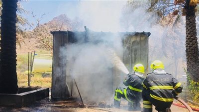 السيطرة على حريق مزرعة دواجن بطريق مصر إسكندرية الصحراوي