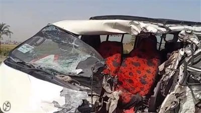 إصابة 7 أشخاص في تصادم ميكروباص بأتوبيس أمام العلمين الجديدة 