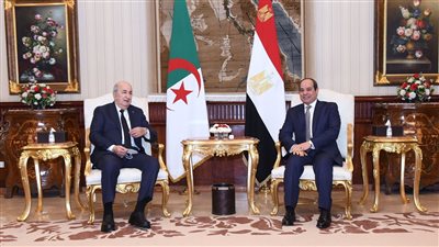  انطلاق القمة المصرية الجزائرية بقصر الاتحادية