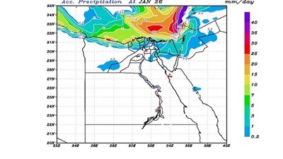 الري تحذر من أمطار غزيرة على السواحل الشمالية قد تصل للقاهرة