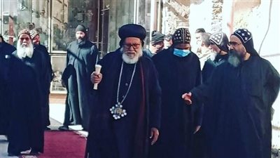 المشرف البابوي لدير القديس في زيارة رعوية لاديرة الأقصر | صور