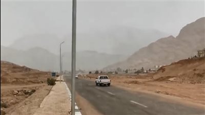 بدء تساقط الثلوج على سانت كاترين ودرجة الحرارة تحت الصفر | صور