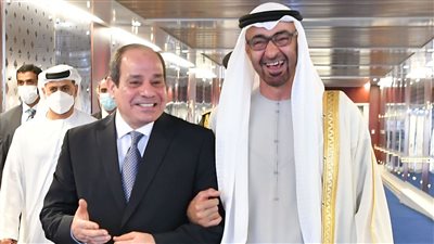 5 رسائل من ولي عهد أبو ظبي للرئيس السيسي