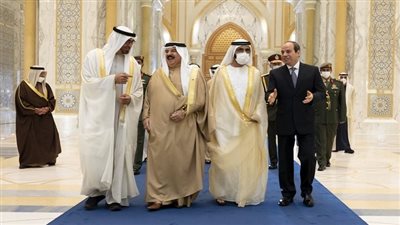 تفاصيل قمة قادة مصر والإمارات والبحرين اليوم