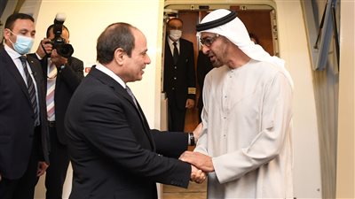 السيسي يعود إلى القاهرة عقب زيارة الإمارات 