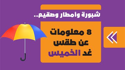 شبورة وأمطار وصقيع.. 8 معلومات عن طقس غد الخميس | انفوجراف
