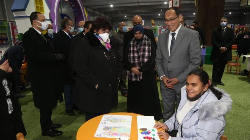 وزيرة الثقافة تتفقد