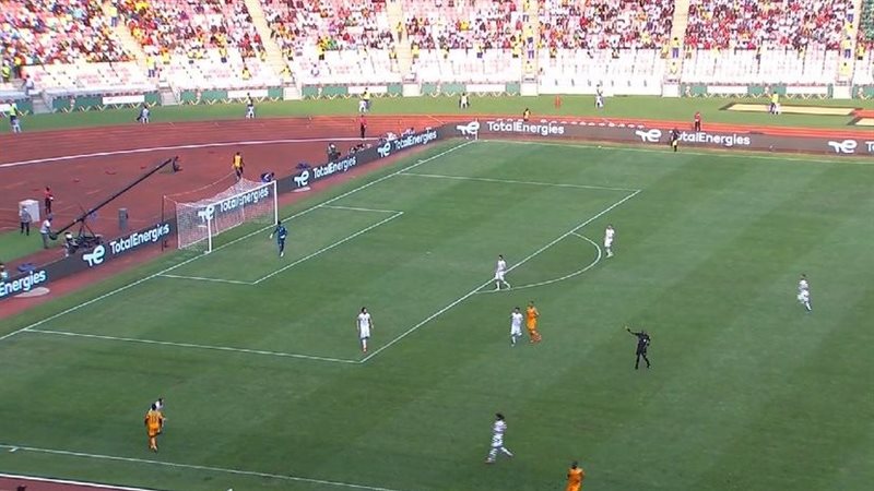 جانب من المباراة
