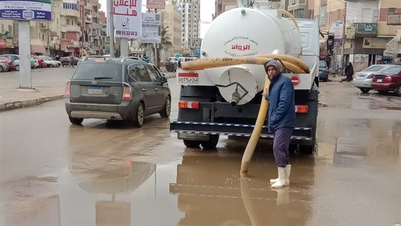 كسح مياه الأمطار