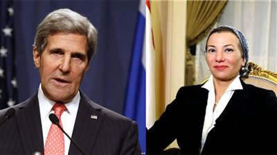 وزيرة البيئة تبحث مع جون كيري العلاقات الثنائية بين مصر وأمريكا واستعدادات مؤتمر المناخ