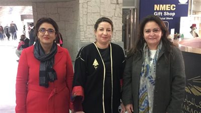 وزيرة الثقافة والفنون الجزائرية تزور المتحف القومي للحضارة