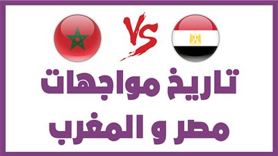 تاريخ مواجهات مصر والمغرب|انفوجراف