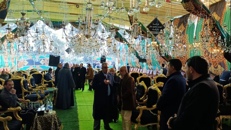 جانب من سرادق العزاء