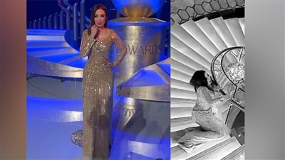 وفاء الكيلاني تتصدر تويتر بعد طلتها الغريبة وسقوطها بحفل joy awards في الرياض