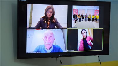 وزيرة الهجرة تعقد لقاءً مع مؤسسة شباب القادة وأحد خبراء مصر بالخارج 