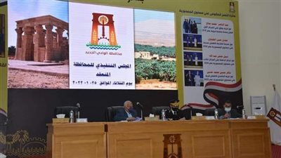 محافظ الوادي الجديد يمنح مكافآت مالية لأعضاء لجنة استرداد أراضي الدولة