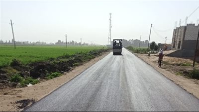 لحظة رصف وتطوير شارع بشتيل بالجيزة|فيديو