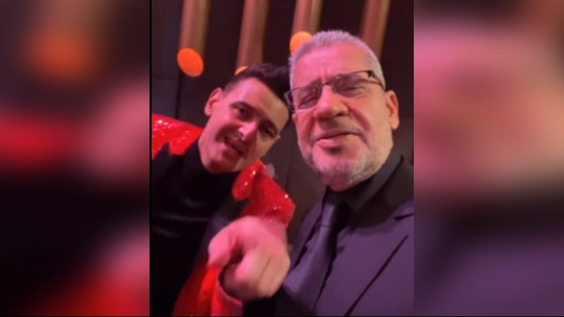 مصطفى الآغا مع رامز
