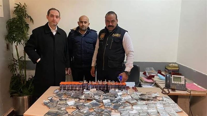 المضبوطات بحوزة جمارك