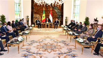 10 رسائل من السيسي لنظيره السنغالي 