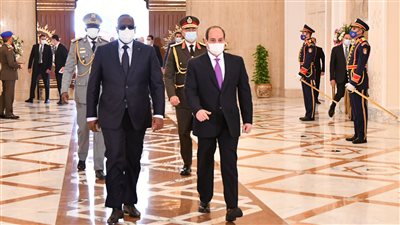 شاهد.. السيسي يستقبل رئيس السنغال ومؤتمر صحفي مشترك