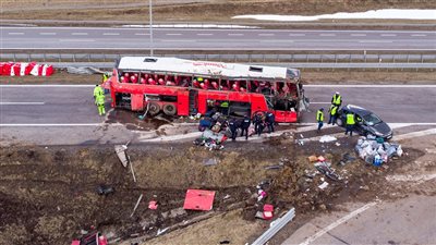 عشرات القتلى والجرحى في حادث سير مروع بالمكسيك