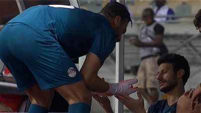 تفاصيل جلسة الشناوي مع أبوجبل قبل مواجهة المغرب 