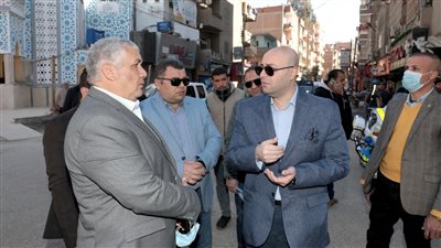 محافظ بني سويف يتفقد أعمال رفع كفاءة شارع حسن عابدين | صور