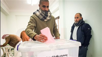 إقبال كبير على انتخابات المهن الزراعية بمطروح|صور